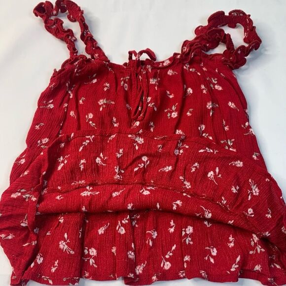 HOLLISTER Ruffled Strap Tank Top - Picture 2 of 7